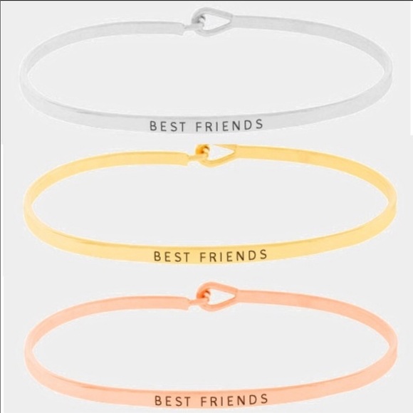 Bracelets bangles thin dainty Inspirational -Gold - Picture 5 of 8